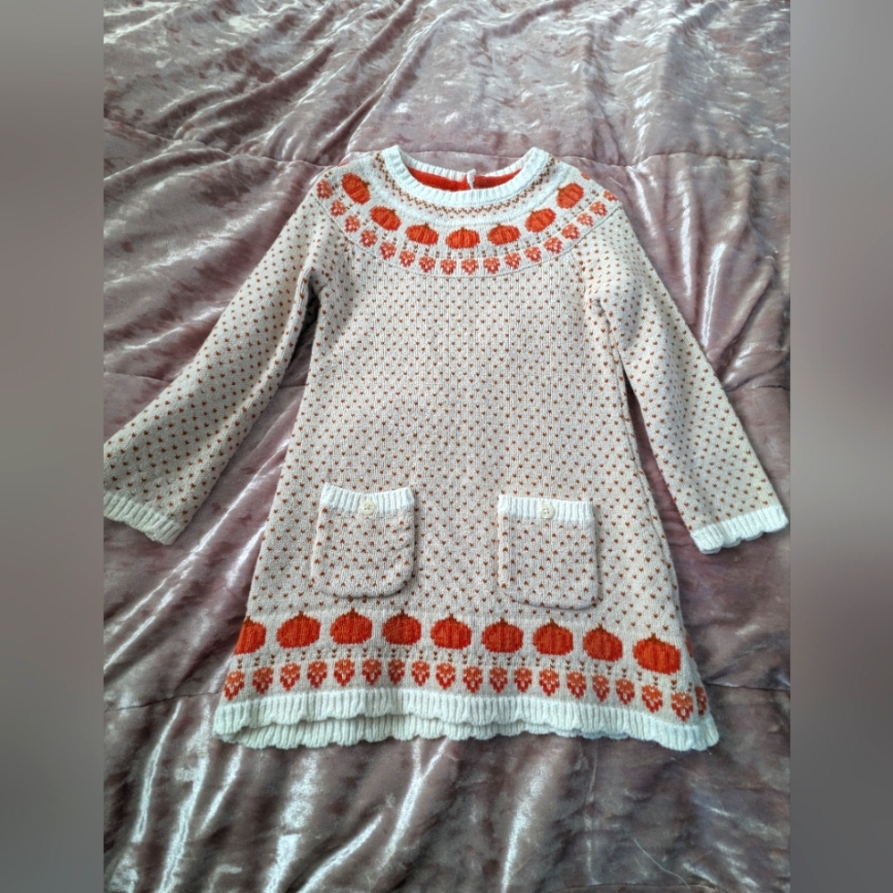 Pumpkin Sweater Dress